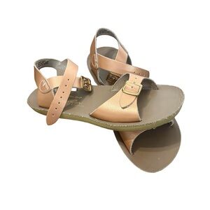 Sun-San Surfer Sandals – Little Kid Size 1 – Rose Gold